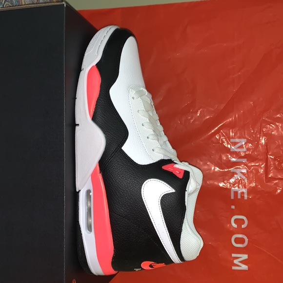 NikeFlight Legacy Black Flash CrimsonWhite USSZ 12 - Picture 3 of 12